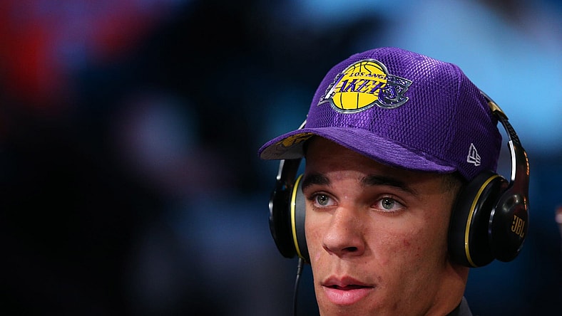 Magic Johnson's Lakers take Lonzo Ball No. 2 overall.