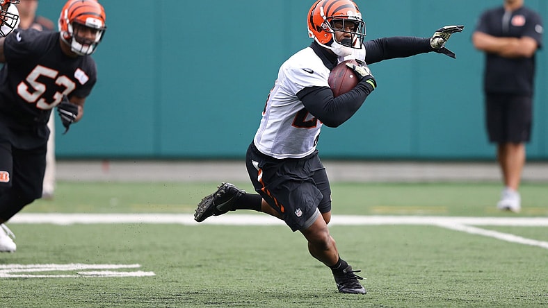 Joe Mixon Cincinnati Bengals practice