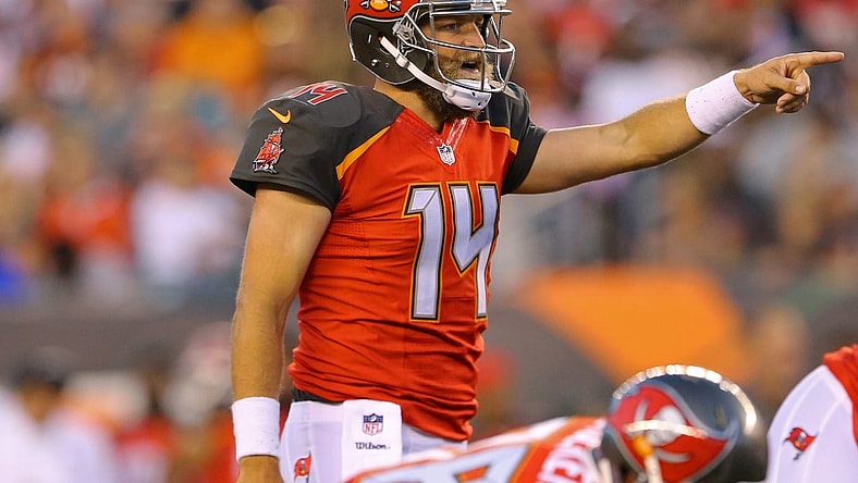 Tampa Bay Buccaneers quarterback Ryan Fitzpatrick