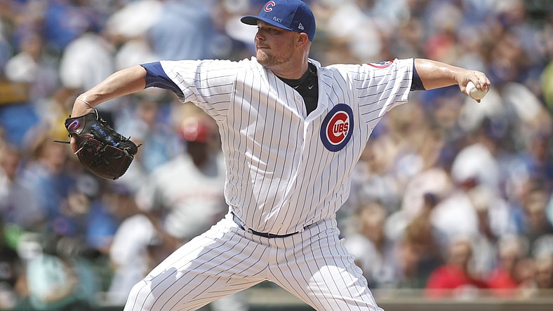 Chicago Cubs pitcher Jon Lester