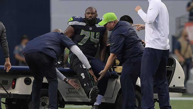 Seattle Seahawks left tackle George Fant was lost for the season with a torn ACL in preseason Week 2