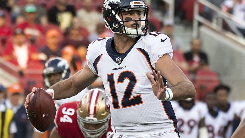 Denver Broncos quarterback Paxton Lynch