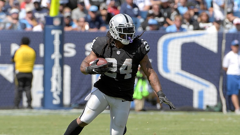 Oakland Raiders running back Marshawn Lynch
