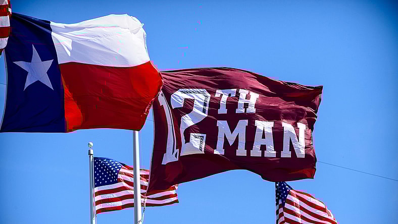 Texas A&M receiver Will Gunnell apologized for flipping fans the bird