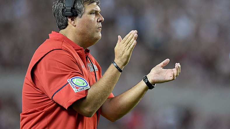 Matt Luke is likely only an interim coach at Ole Miss after this job posting was made online.