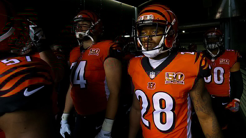 Cincinnati Bengals running back Joe Mixon in NFL Week 7