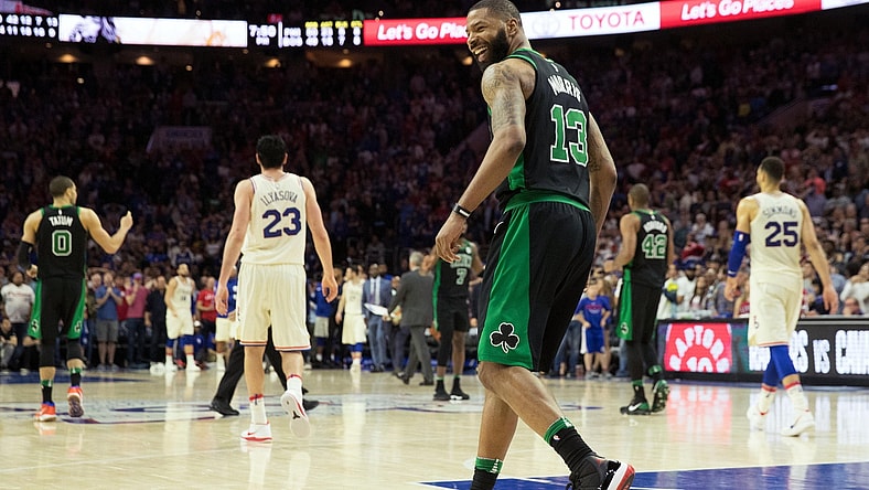 Marcus Morris taunted Joel Embiid