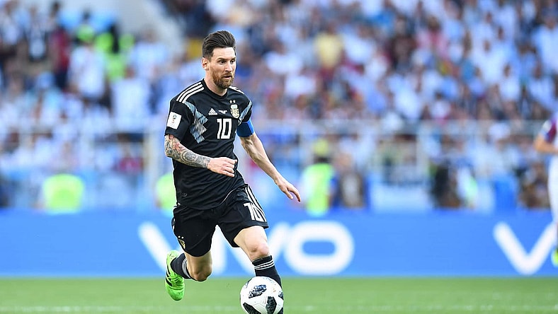 Argentina's Lionel Messi during the 2018 World Cup