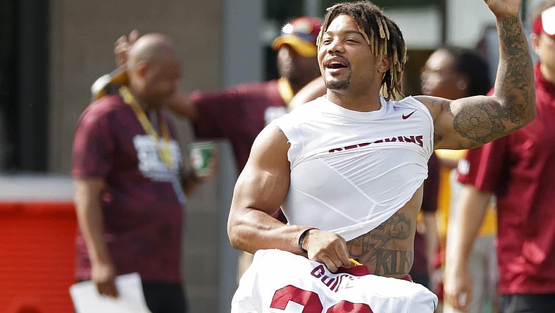 Washington rookie running back Derrius Guice