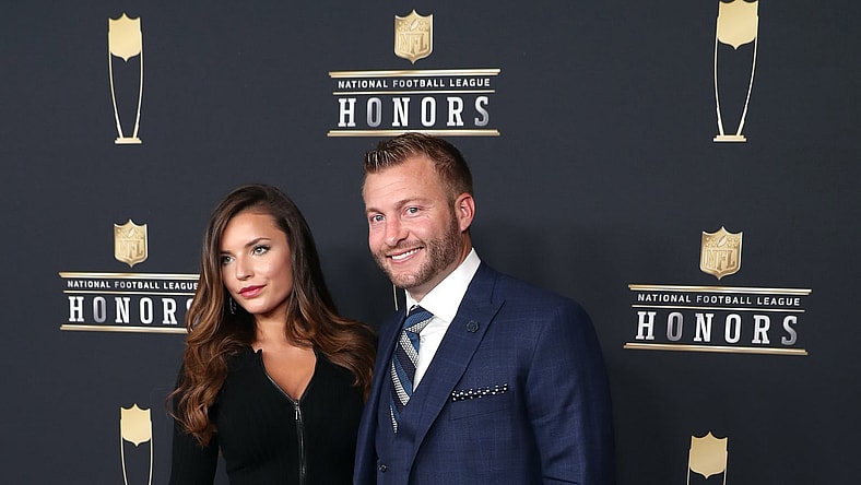 Sean McVay and Veronika Khomyn