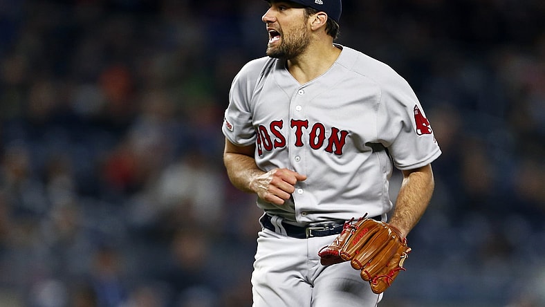 Boston Red Sox pitcher Nathan Eovaldi