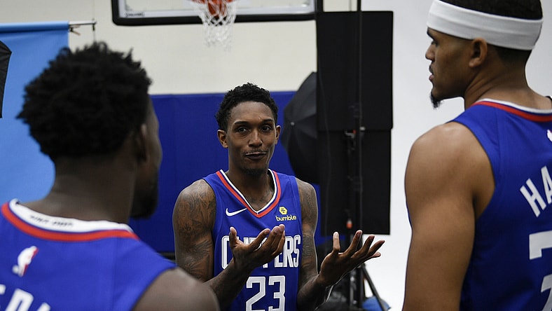 Clippers star Lou Williams during training camp