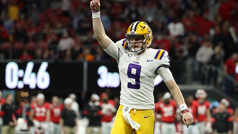 Joe Burrow LSU SEC Championship Game win Georgia