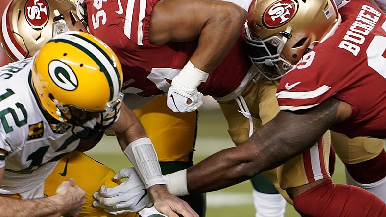 Aaron Rodgers 49ers NFC Championship Game