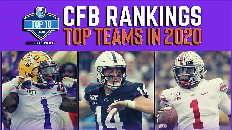 best college football teams of 2020