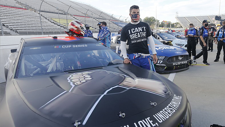 NASCAR driver Bubba Wallace