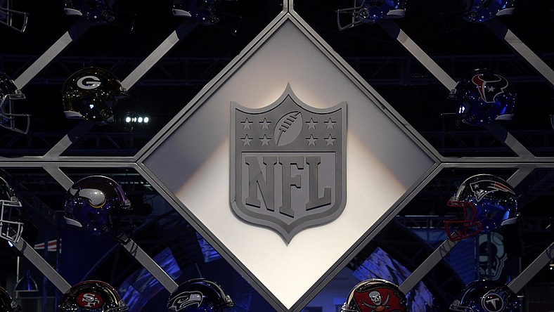 NFL shield logo at Super Bowl