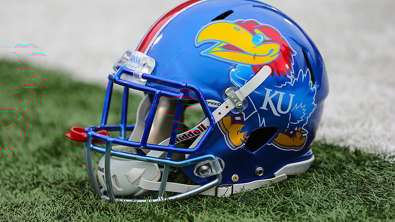 Kansas Jayhawks football helmet