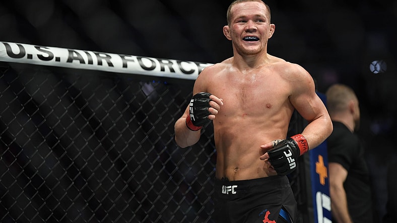 Petr Yan during UFC 245