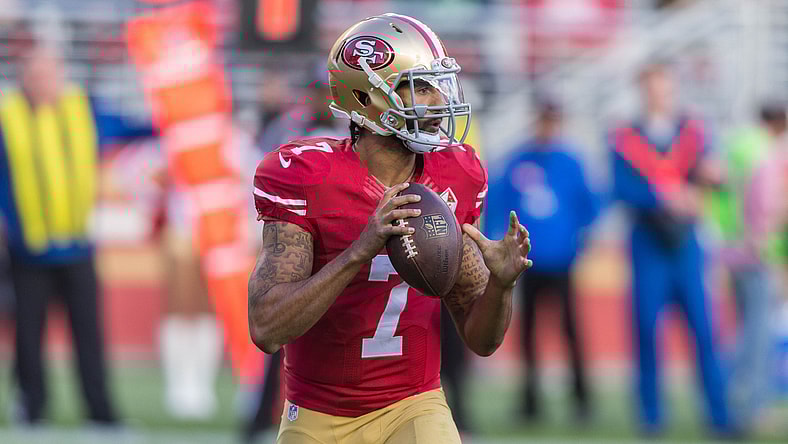 NFL quarterback Colin Kaepernick