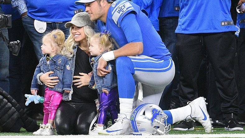 Lions Matthew Stafford Kelly Stafford