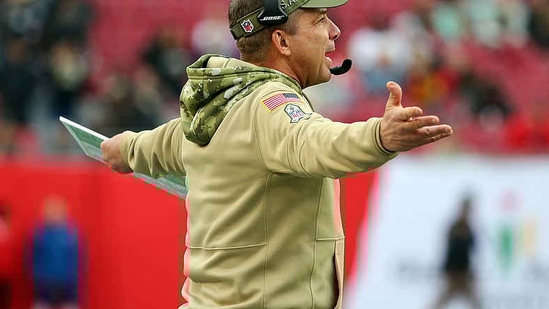 New Orleans Saints head coach Sean Payton against the Tampa Bay Buccaneers