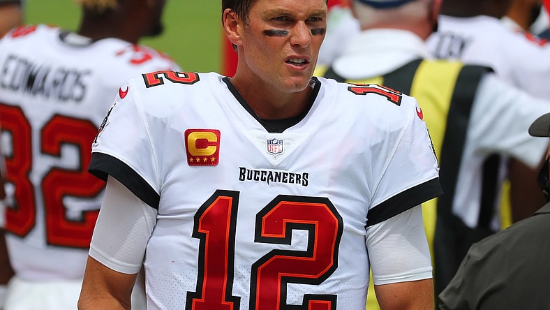 Buccaneers' Tom Brady during game against Buccaneers