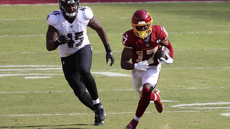 Washington WR Terry McLaurin against the Ravens
