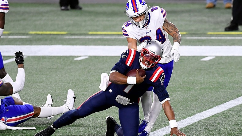 Patriots bench QB Cam Newton