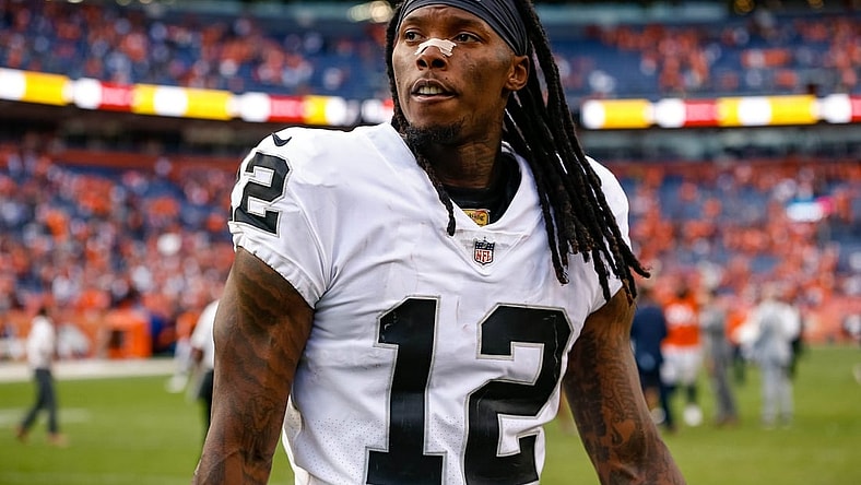 Sep 16, 2018; Denver, CO, USA; Oakland Raiders wide receiver Martavis Bryant (12) after the game against the Denver Broncos at Broncos Stadium at Mile High. Mandatory Credit: Isaiah J. Downing-USA TODAY Sports
