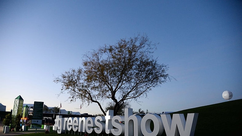 Jan 30, 2020; Scottsdale, Arizona, USA; A general view prior to the first round of the Waste Management Phoenix Open golf tournament at TPC Scottsdale. Mandatory Credit: Joe Camporeale-USA TODAY Sports