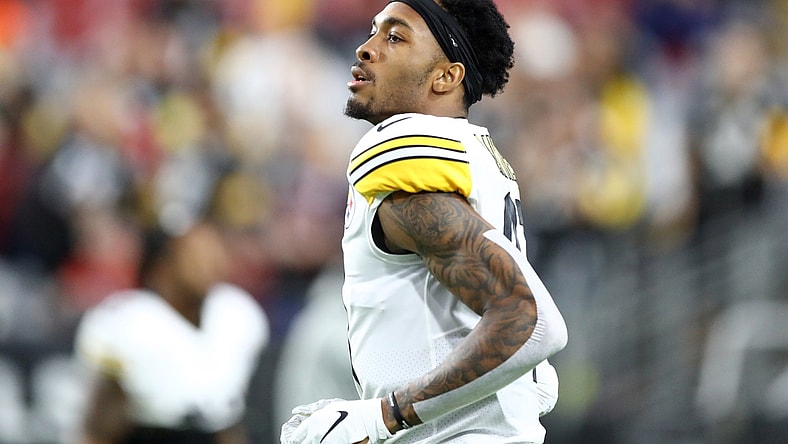 Dec 8, 2019; Glendale, AZ, USA; Pittsburgh Steelers cornerback Justin Layne (31) against the Arizona Cardinals at State Farm Stadium. Mandatory Credit: Mark J. Rebilas-USA TODAY Sports