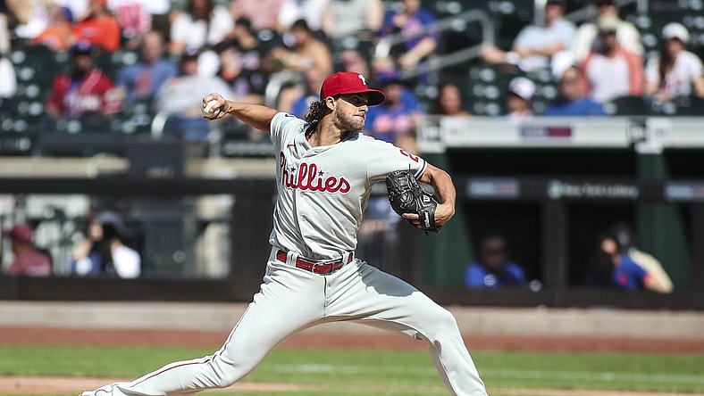 WATCH: Aaron Nola notches record-tying 10 straight strikeouts for Philadelphia Phillies