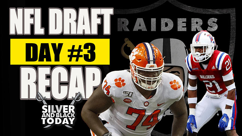 Las Vegas raiders nfl draft amik robertson john simpson