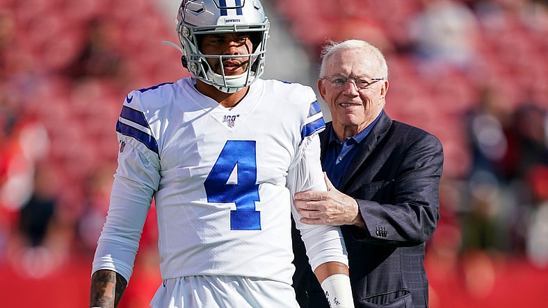 Jerry Jones, Dak Prescott, Dallas Cowboys
