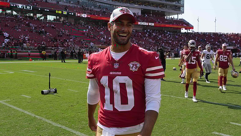 las vegas raiders trade for jimmy garoppolo