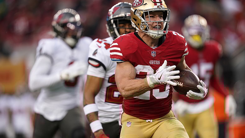 San Francisco 49ers running back Christian McCaffrey