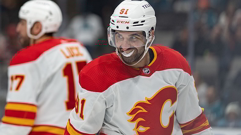 NHL: Calgary Flames at San Jose Sharks