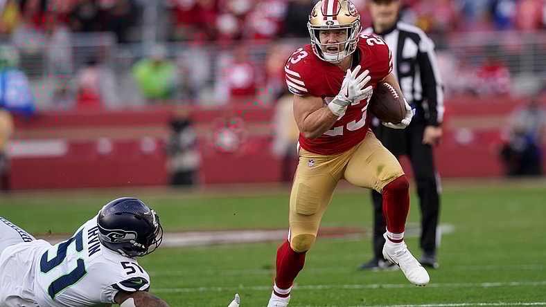 nfl playoff rankings, running backs: christian mccaffrey