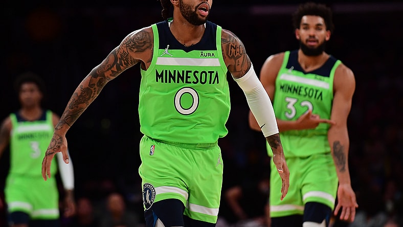 d'angelo russell trade, los angeles lakers