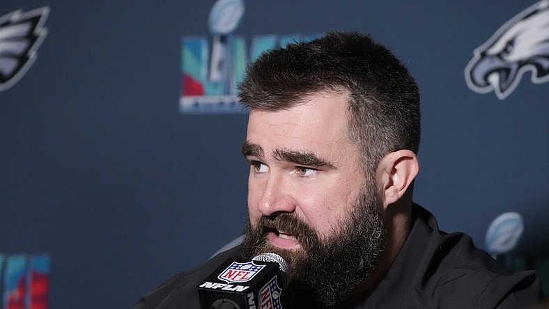 philadelphia eagles' jason kelce, super bowl lvii