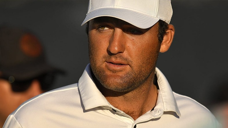 Scottie Scheffler as he walks to the tee on 17 during third round action of The Players Championship in Ponte Vedra Beach, FL, Saturday, March 11, 2023. [Bob Self/Florida Times-Union]

Scheffler