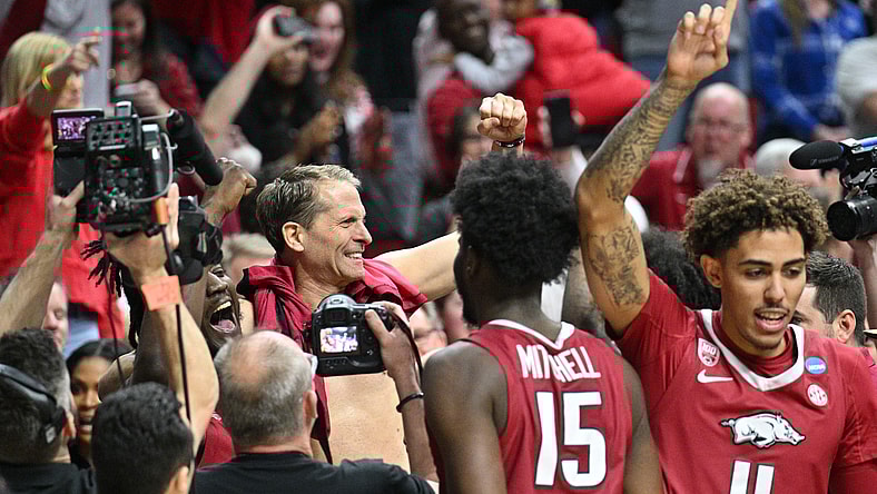 NCAA Basketball: NCAA Tournament Second Round-Arkansas vs Kansas