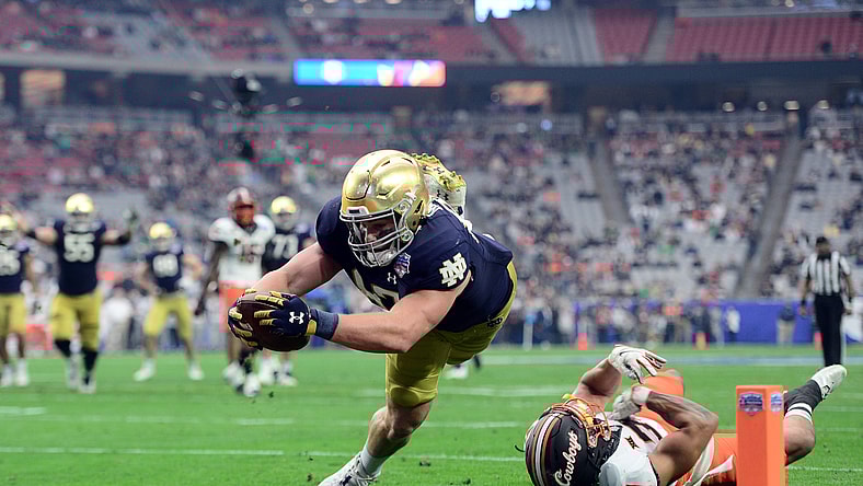 NCAA Football: Fiesta Bowl-Oklahoma State at Notre Dame