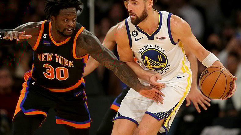 NBA: Golden State Warriors at New York Knicks