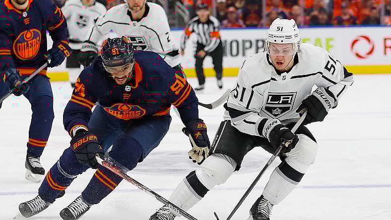 NHL: Stanley Cup Playoffs-Los Angeles Kings at Edmonton Oilers
