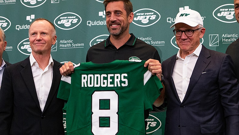 NFL: New York Jets-Aaron Rodgers Press Conference