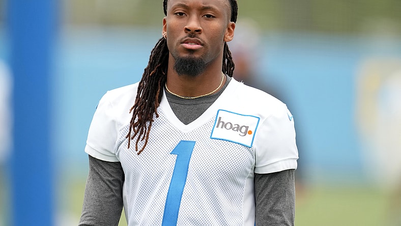 Los Angeles Chargers receiver Quentin Johnston