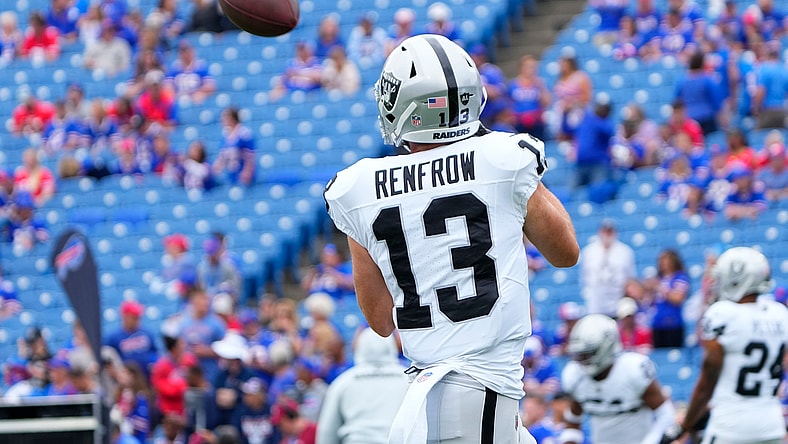 Las Vegas Raiders receiver Hunter Renfrow