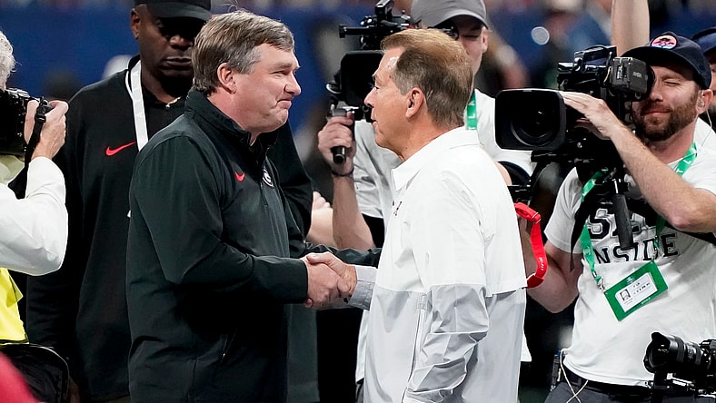 nick saban: kirby smart and Nick Saban